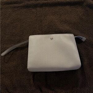 Kate Spade gray Leather Wristlet